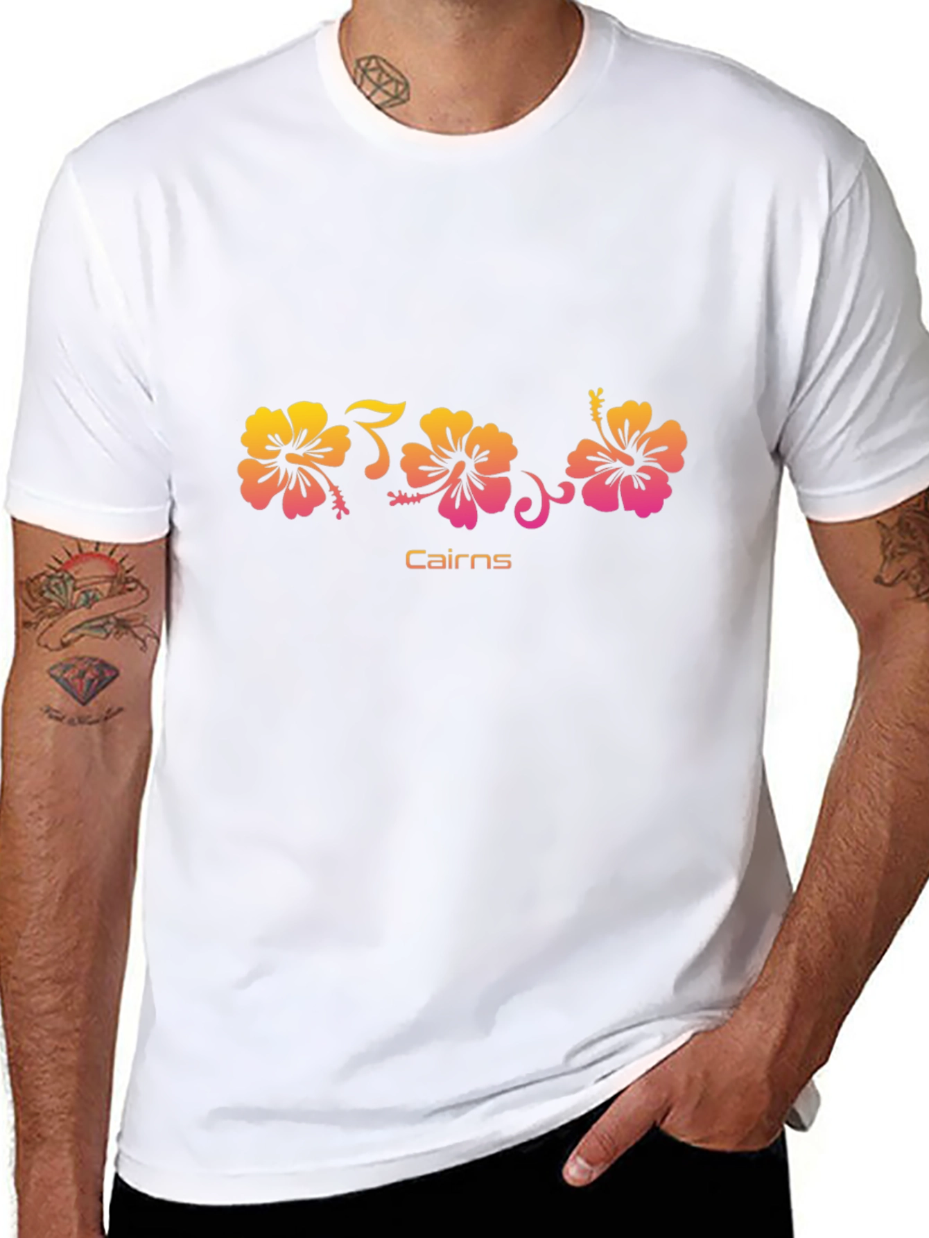 Cairns Tropical Hibiscus T-Shirt