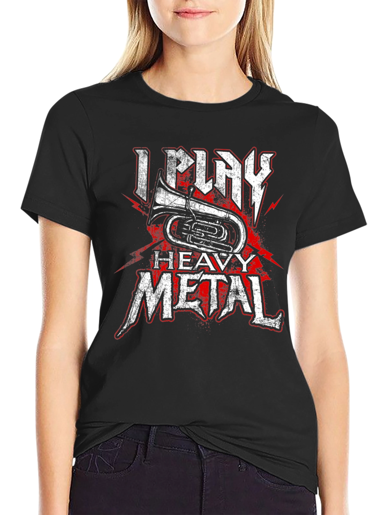 I Play Heavy Metal Tuba T-Shirt