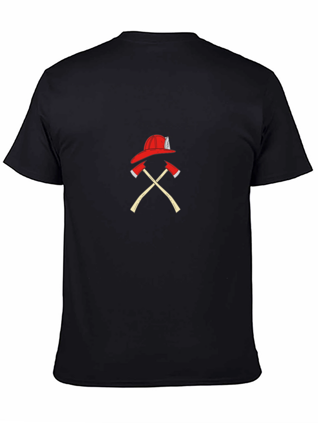 Firefighter Axe & Helmet Graphic Tee