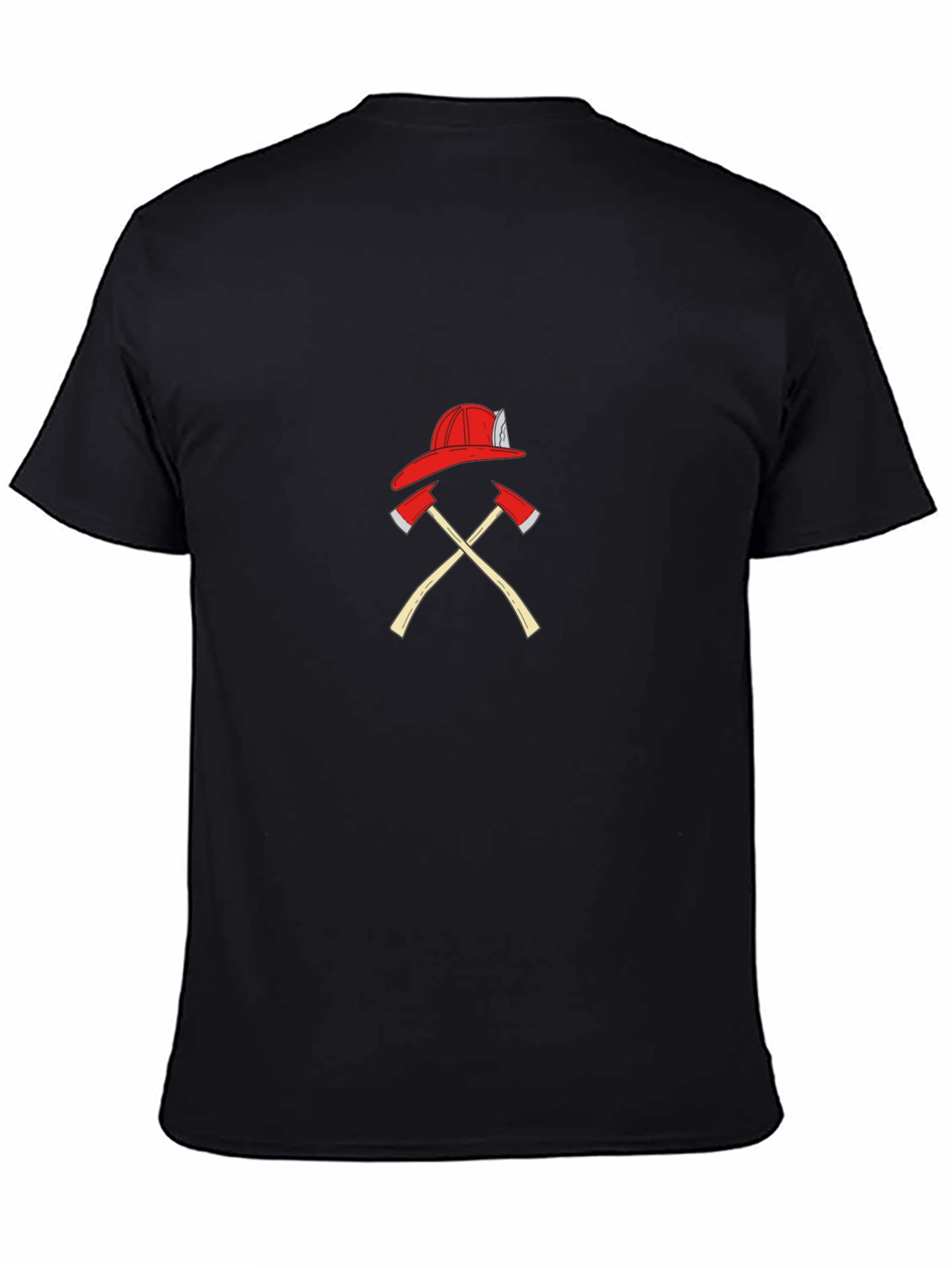 Firefighter Axe & Helmet Graphic Tee