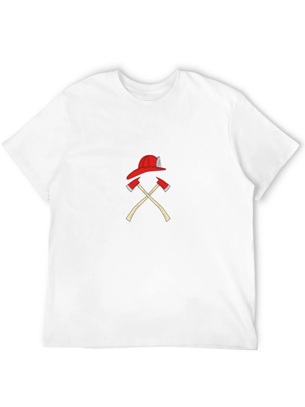 Firefighter Axe & Helmet Graphic Tee