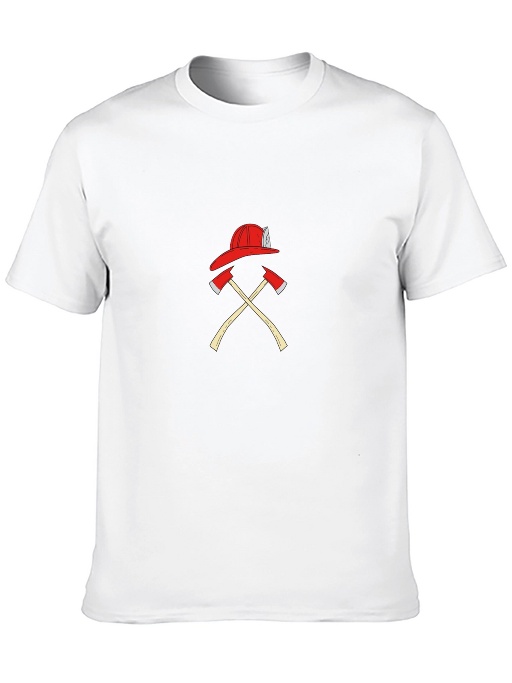 Firefighter Axe & Helmet Graphic Tee