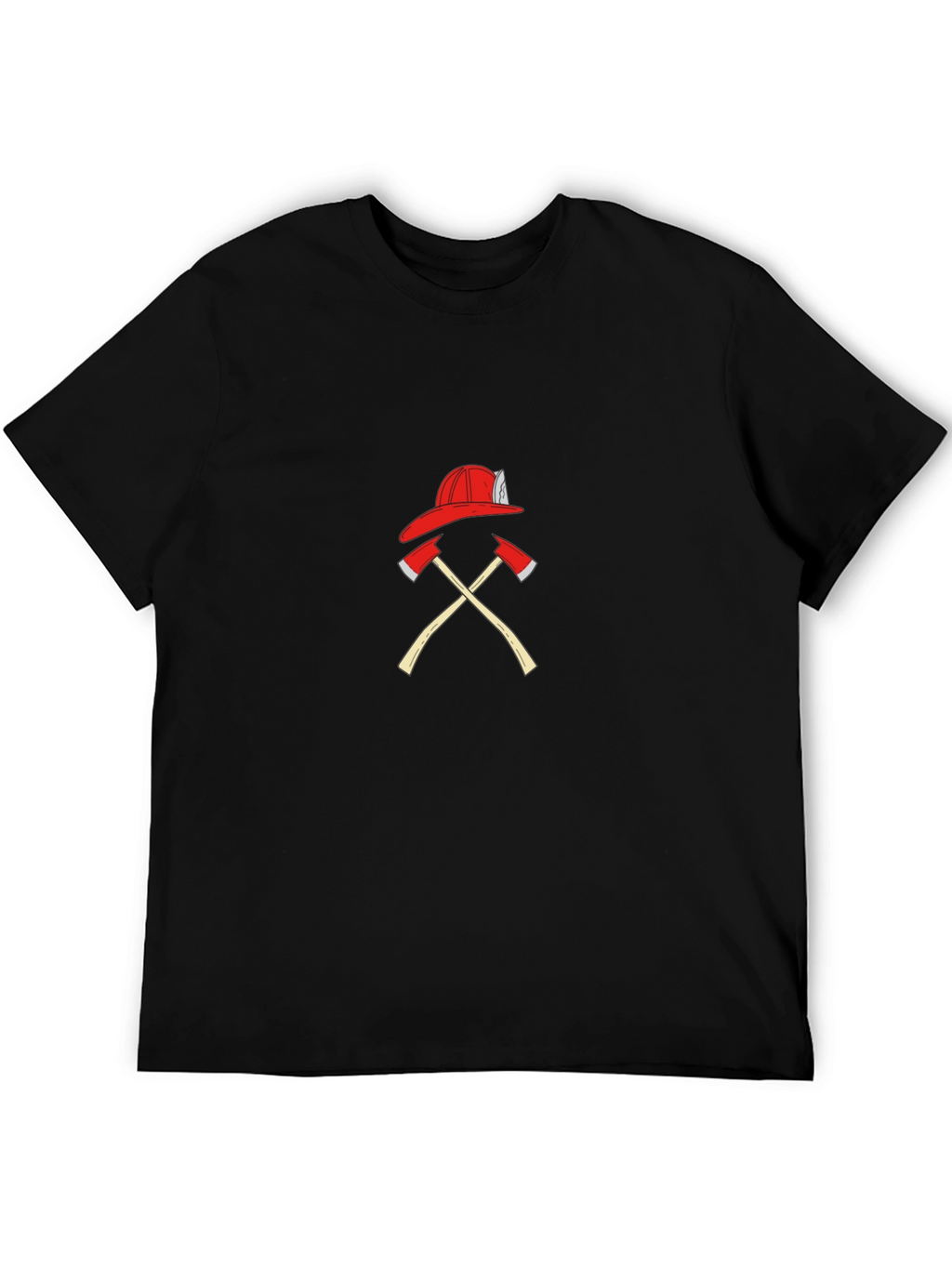 Firefighter Axe & Helmet Graphic Tee
