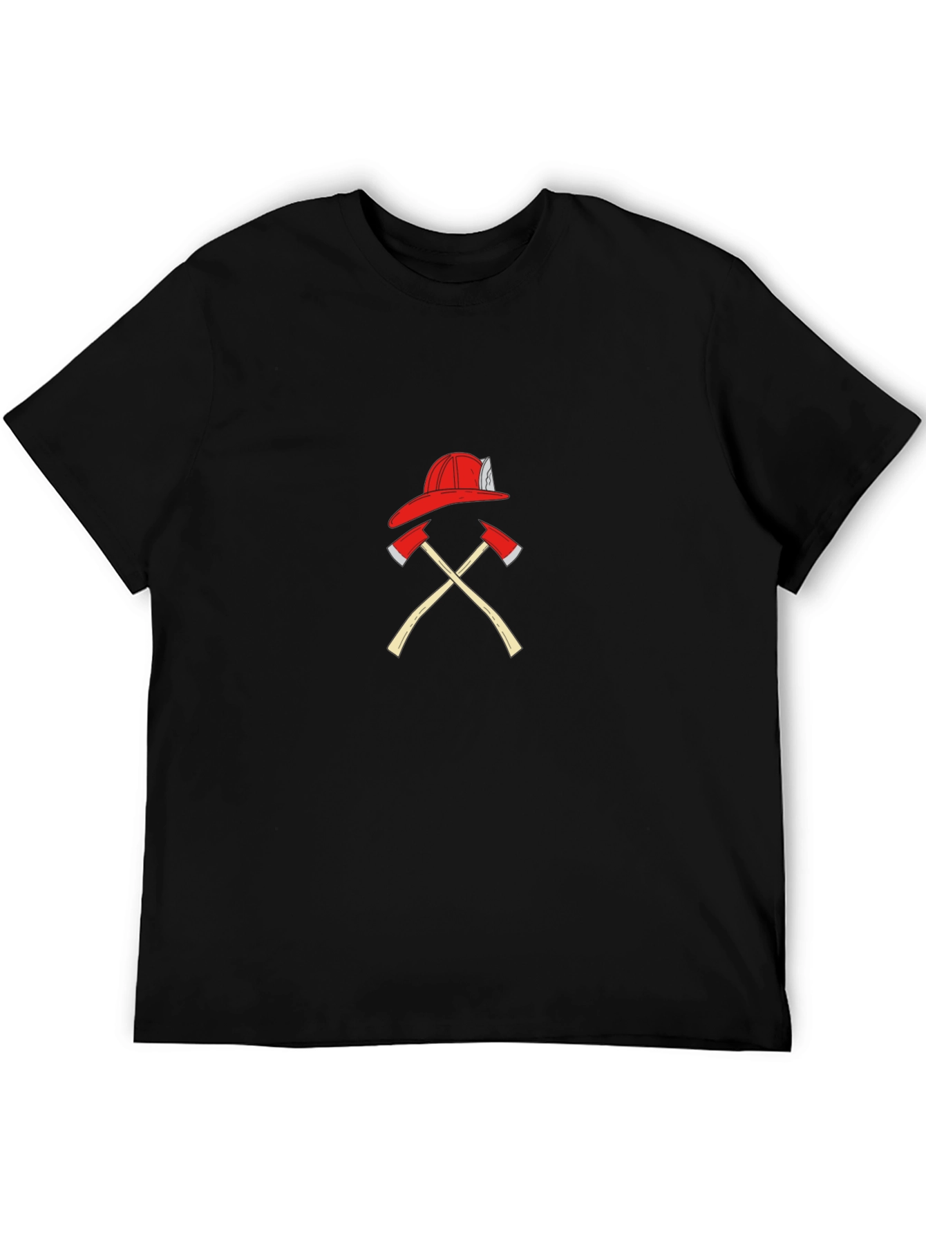 Firefighter Axe & Helmet Graphic Tee