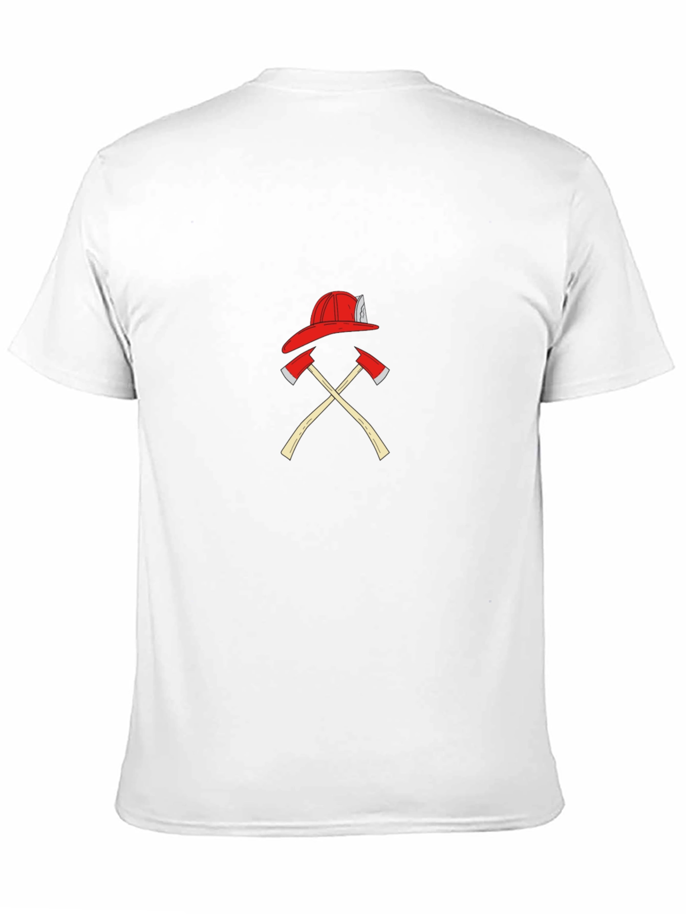 Firefighter Axe & Helmet Graphic Tee