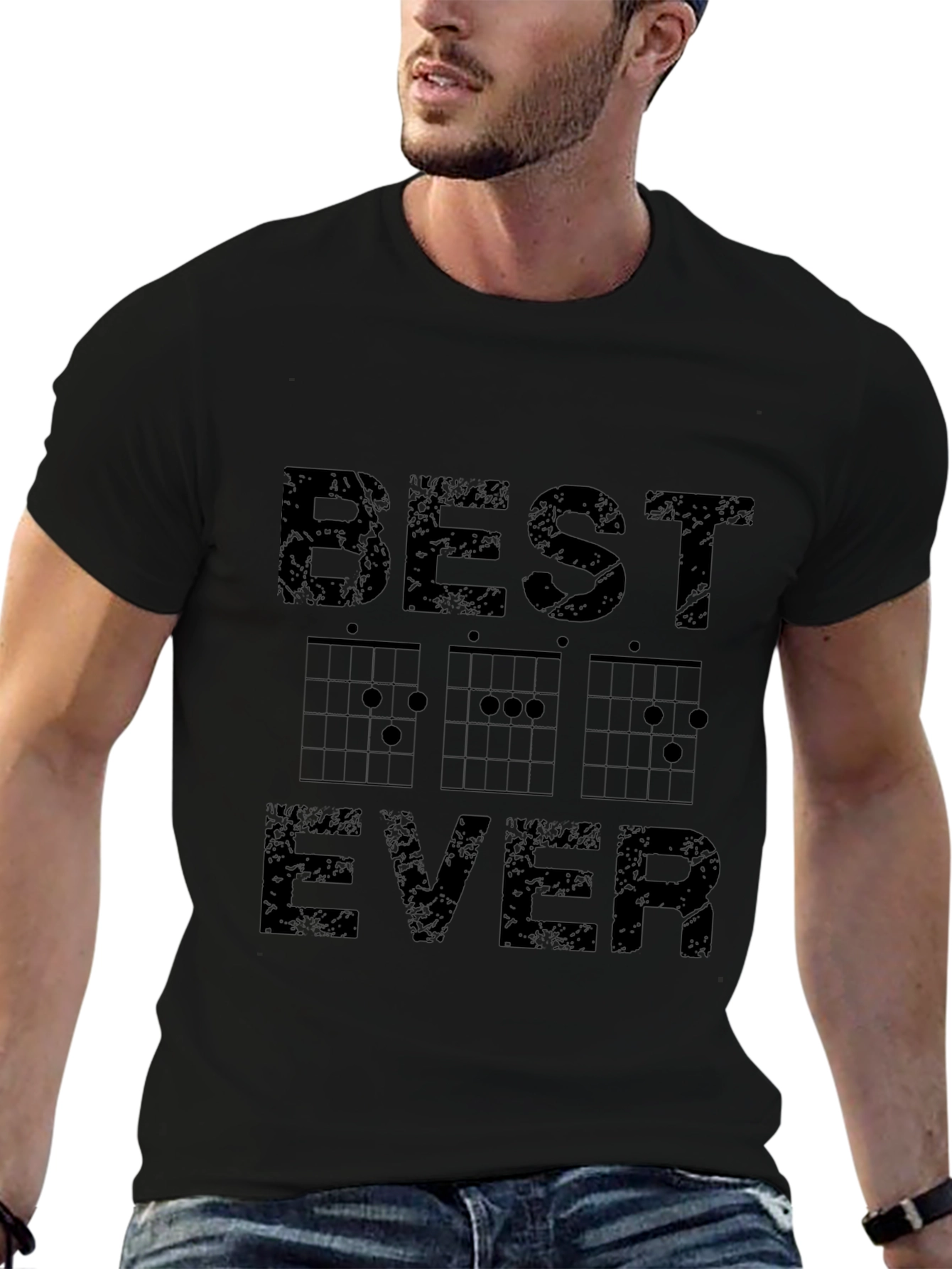 Best Guitar Chords Ever Black T-Shirt