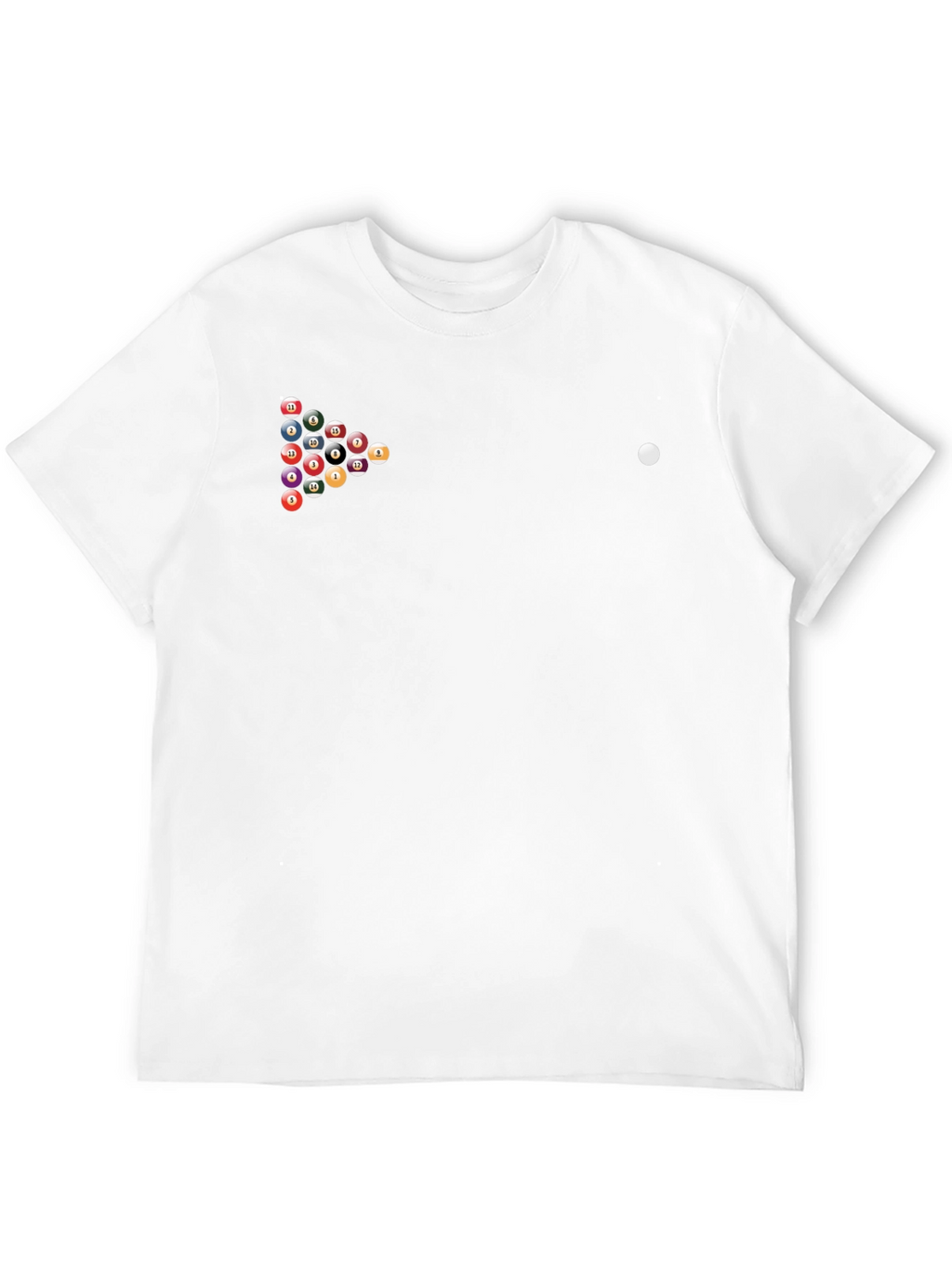 Billiard Balls Graphic T-Shirt - Black