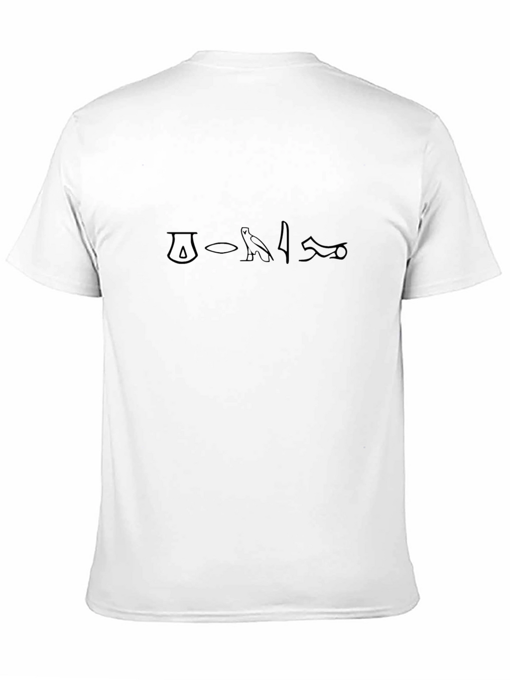 Egyptian Hieroglyph T-Shirt - Black