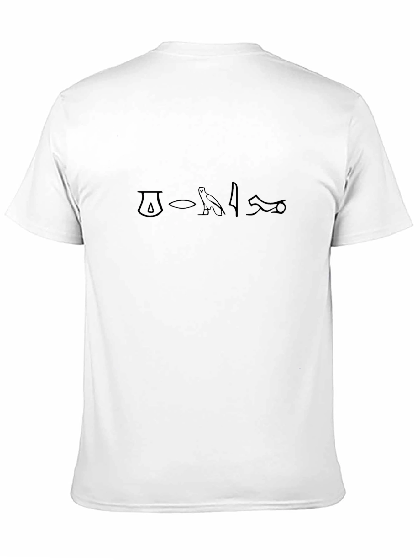 Egyptian Hieroglyph T-Shirt - Black