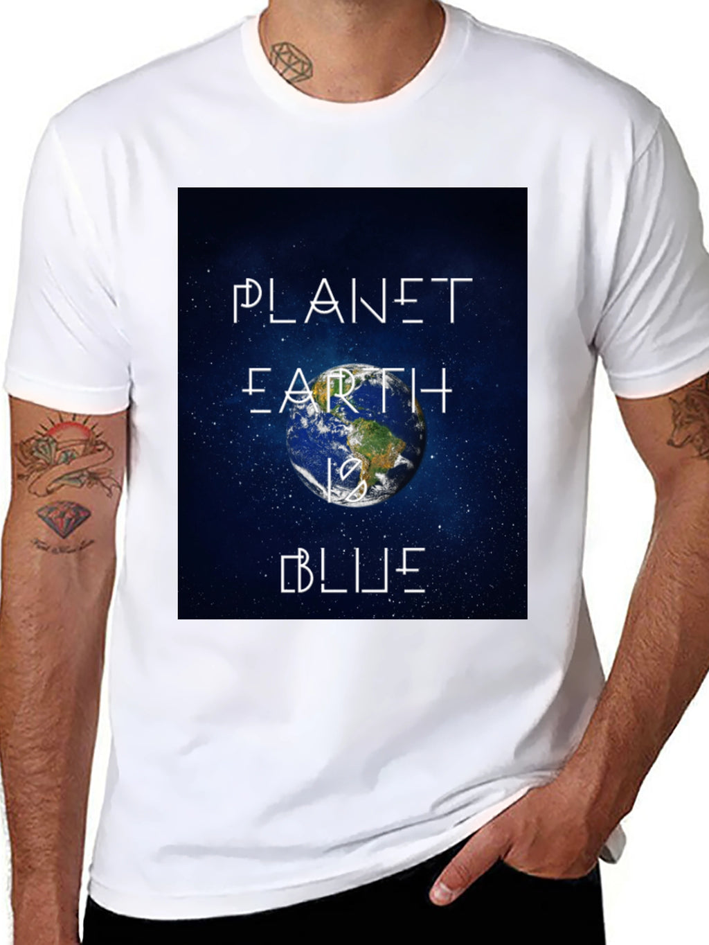 Planet Earth is Blue Graphic T-Shirt
