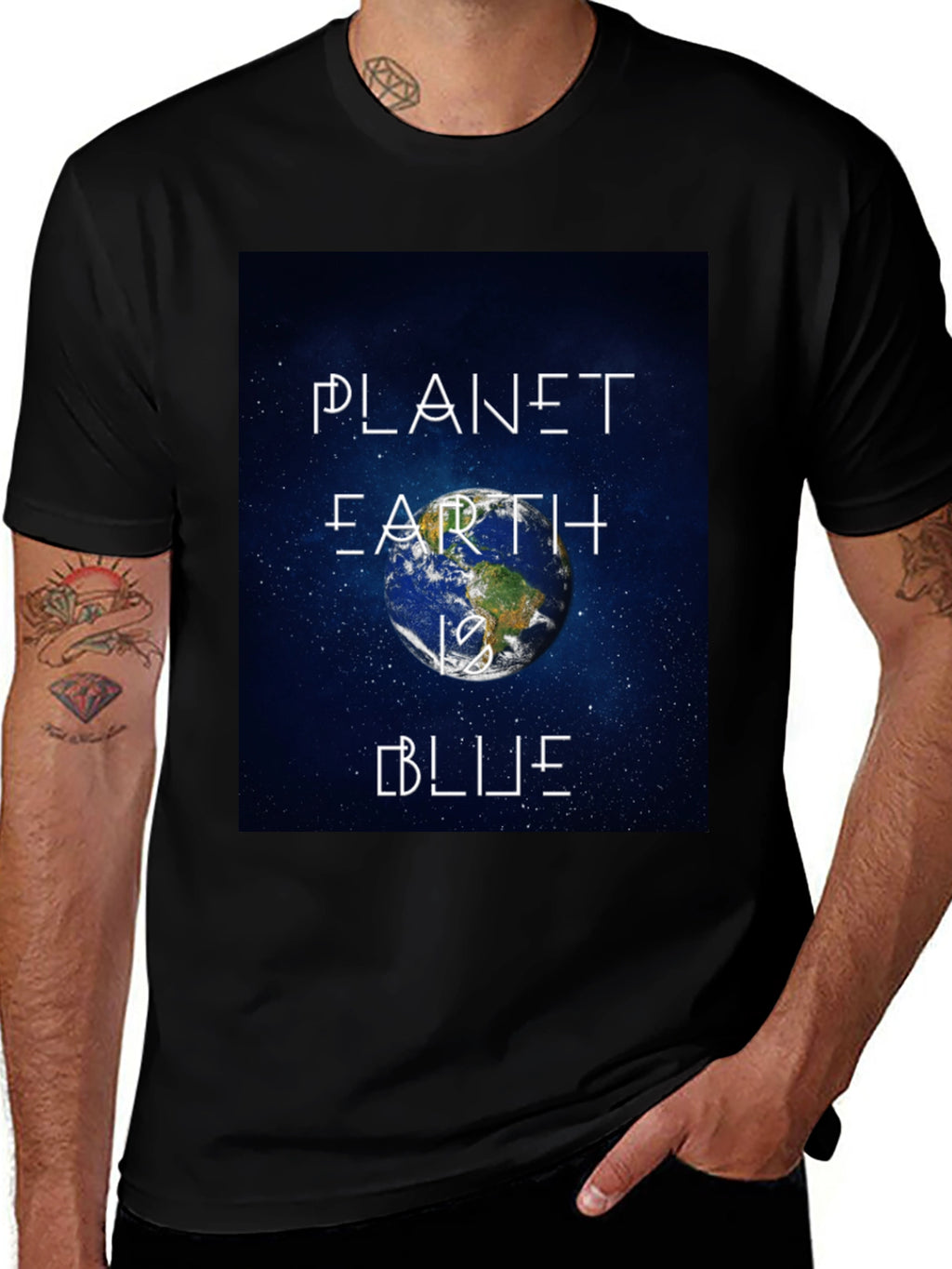 Planet Earth is Blue Graphic T-Shirt