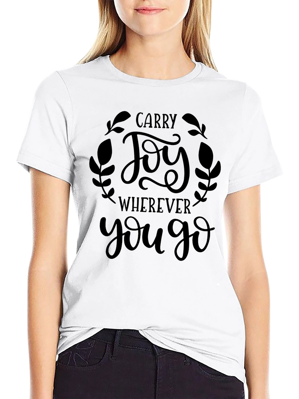 Carry Joy Graphic Tee - Soft Cotton Blend