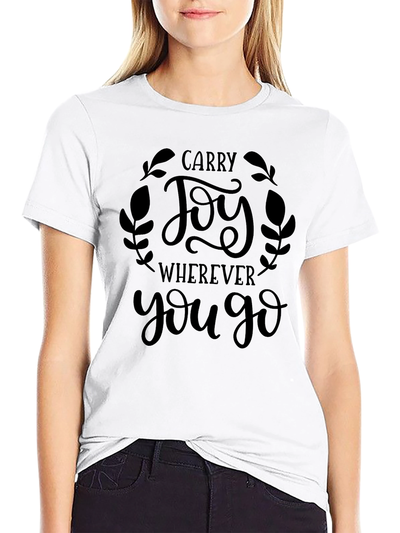 Carry Joy Graphic Tee - Soft Cotton Blend
