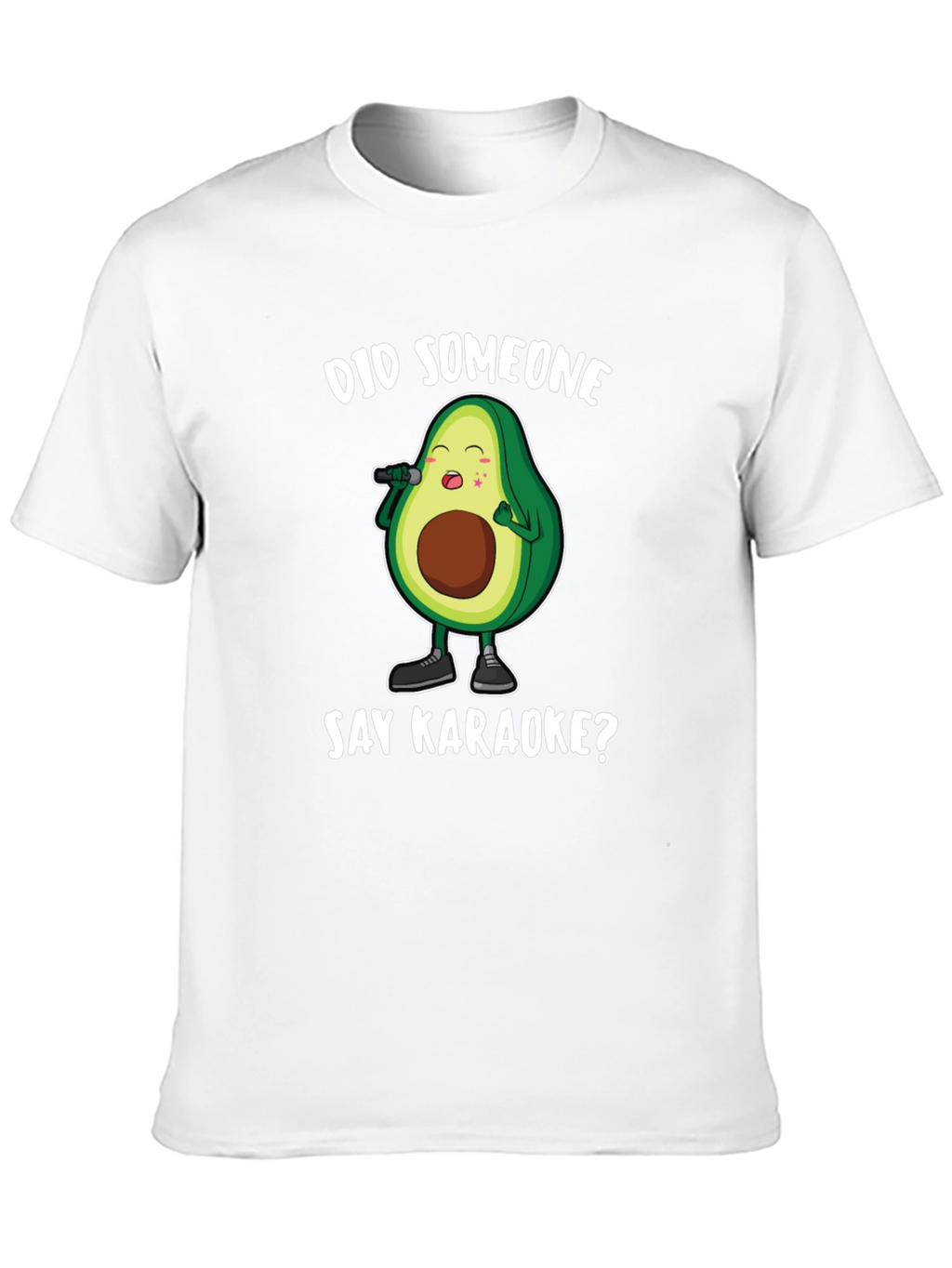Karaoke Avocado Graphic T-Shirt