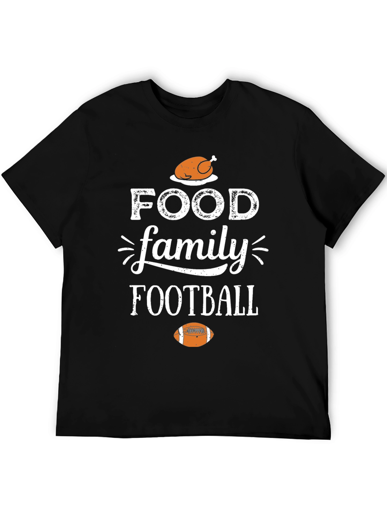 Food Family Football Thanksgiving T-Shirt