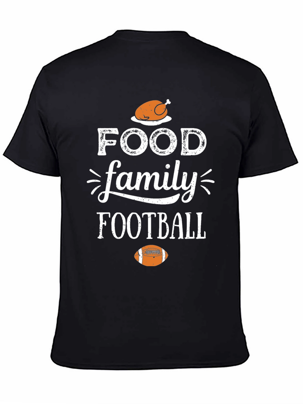 Food Family Football Thanksgiving T-Shirt