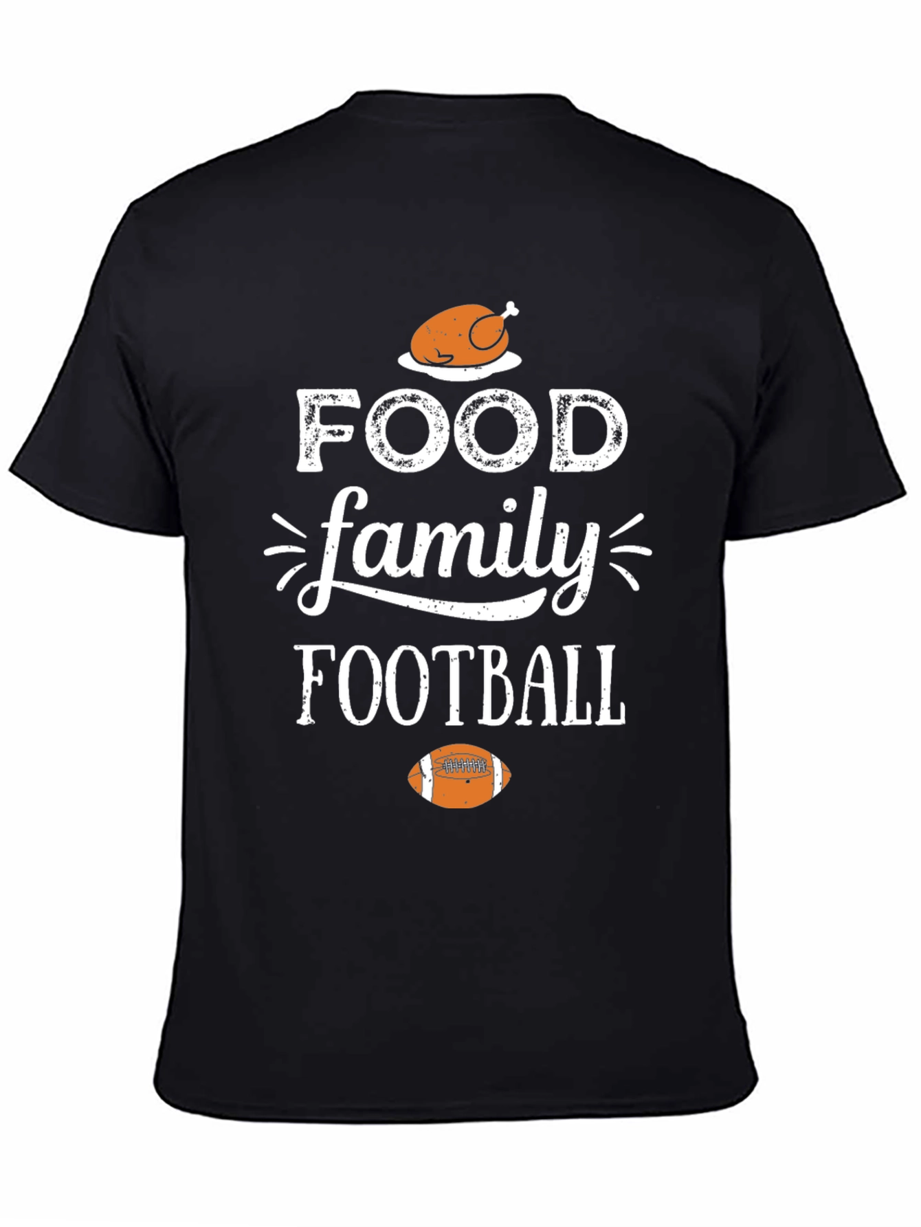 Food Family Football Thanksgiving T-Shirt