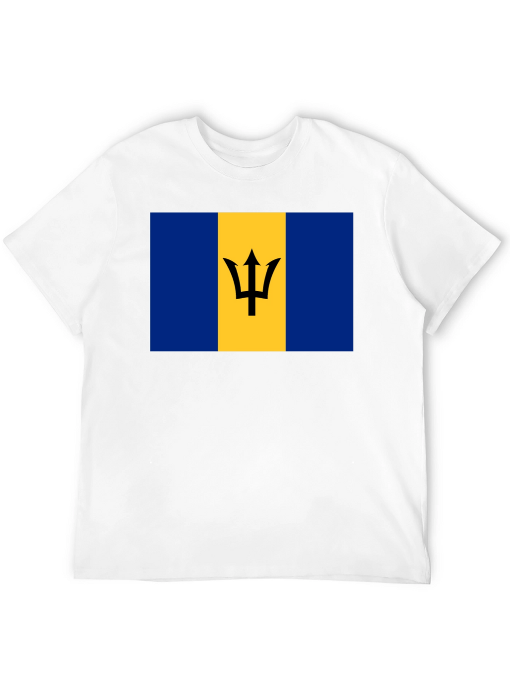 Barbados Flag T-Shirt -  Unisex Crew Neck Tee