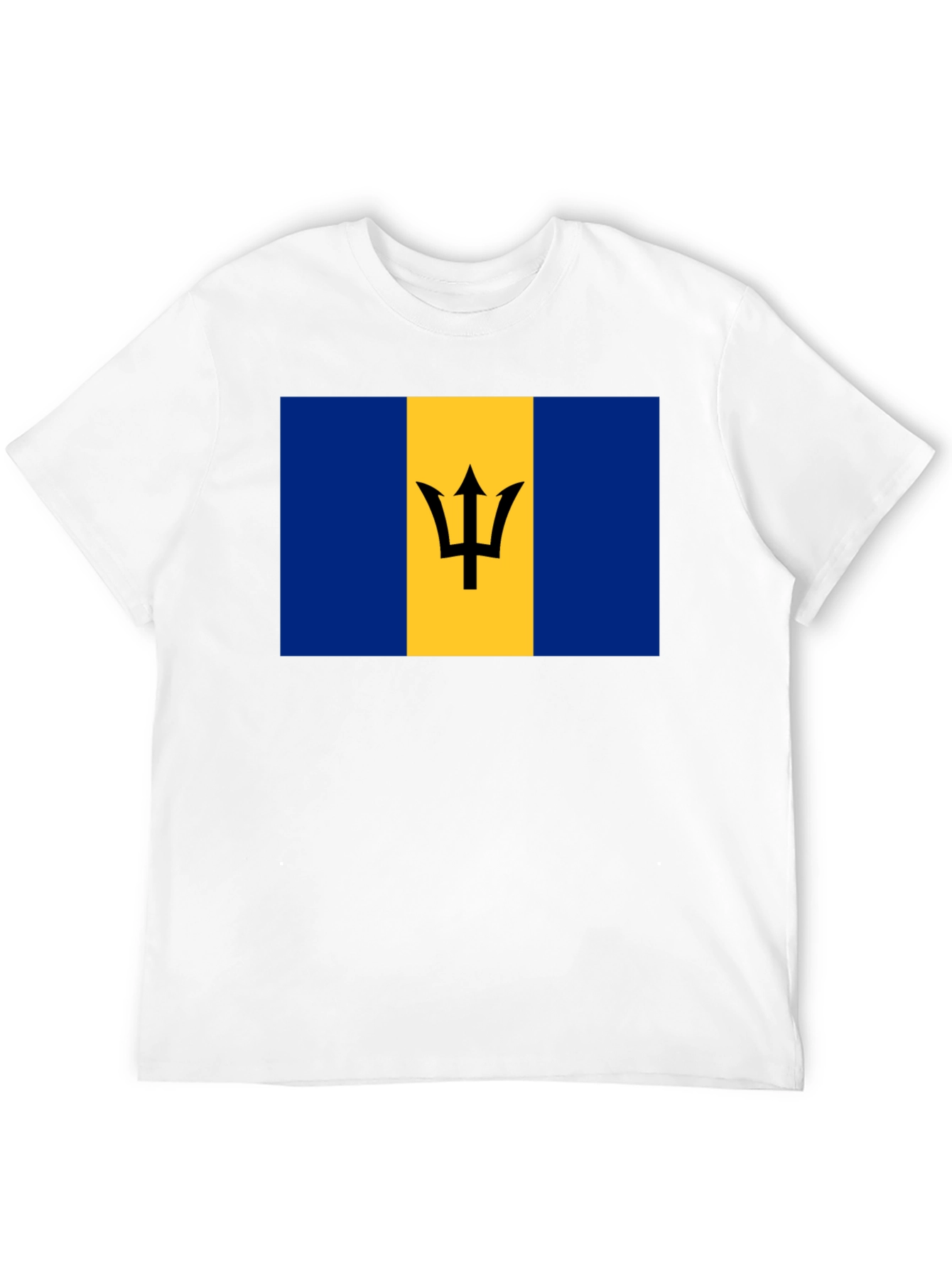 Barbados Flag T-Shirt -  Unisex Crew Neck Tee