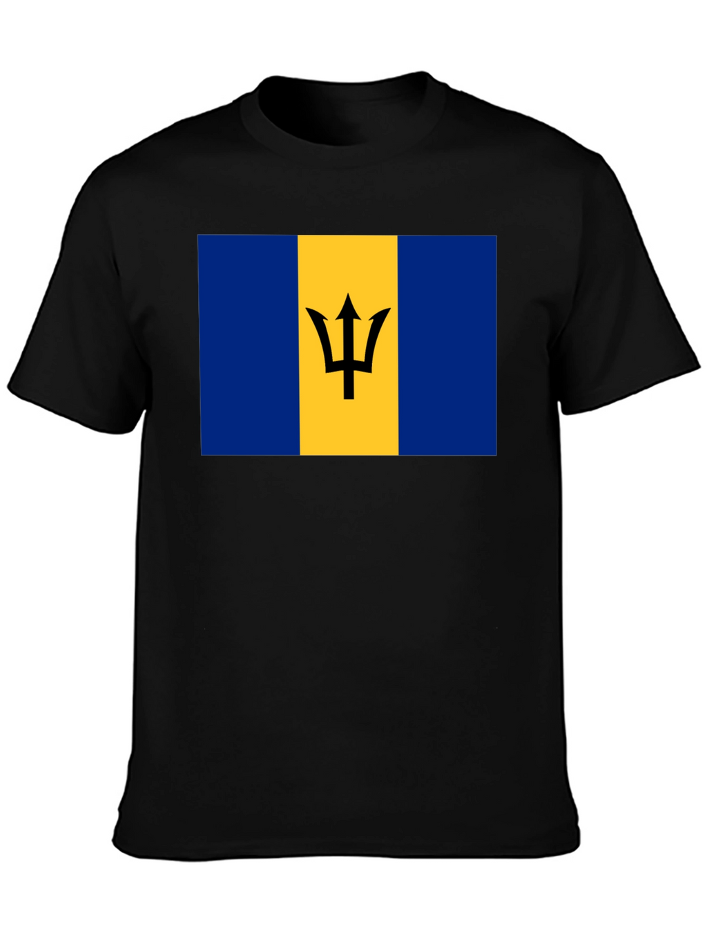 Barbados Flag T-Shirt -  Unisex Crew Neck Tee