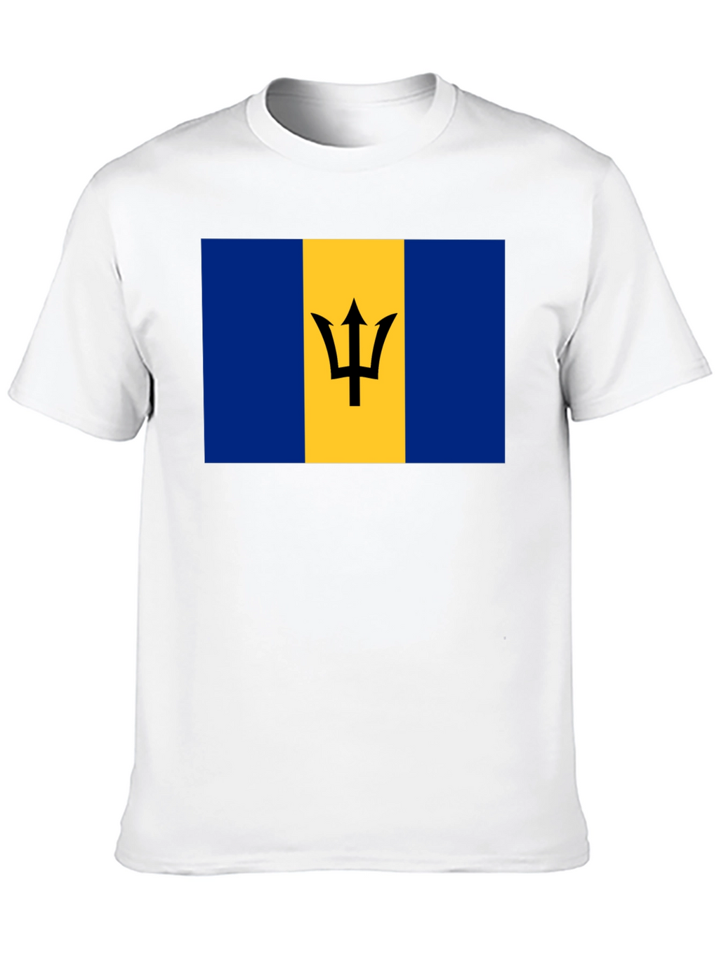 Barbados Flag T-Shirt -  Unisex Crew Neck Tee