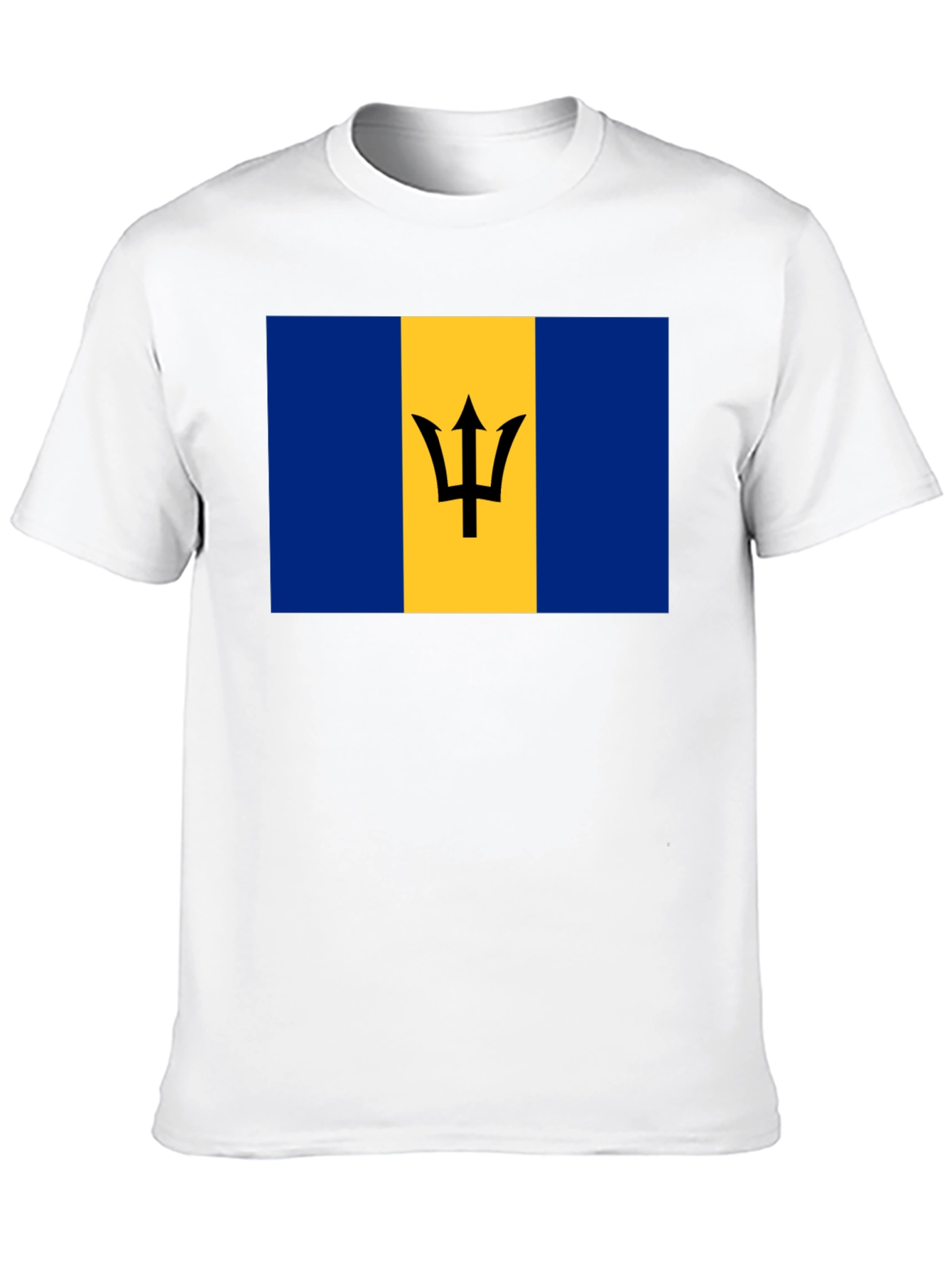 Barbados Flag T-Shirt -  Unisex Crew Neck Tee