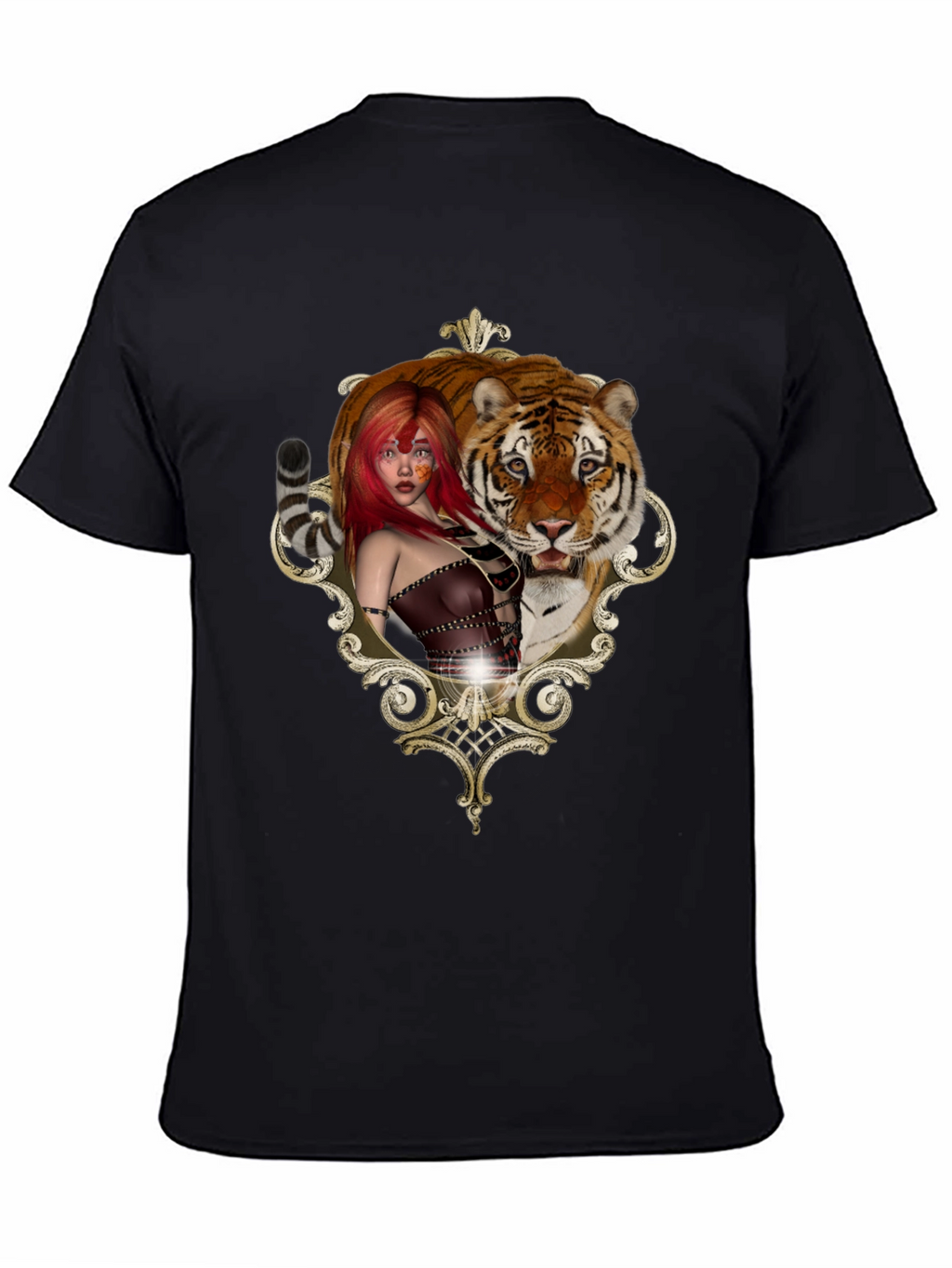 Tiger Beauty Tee - Unique Graphic Design