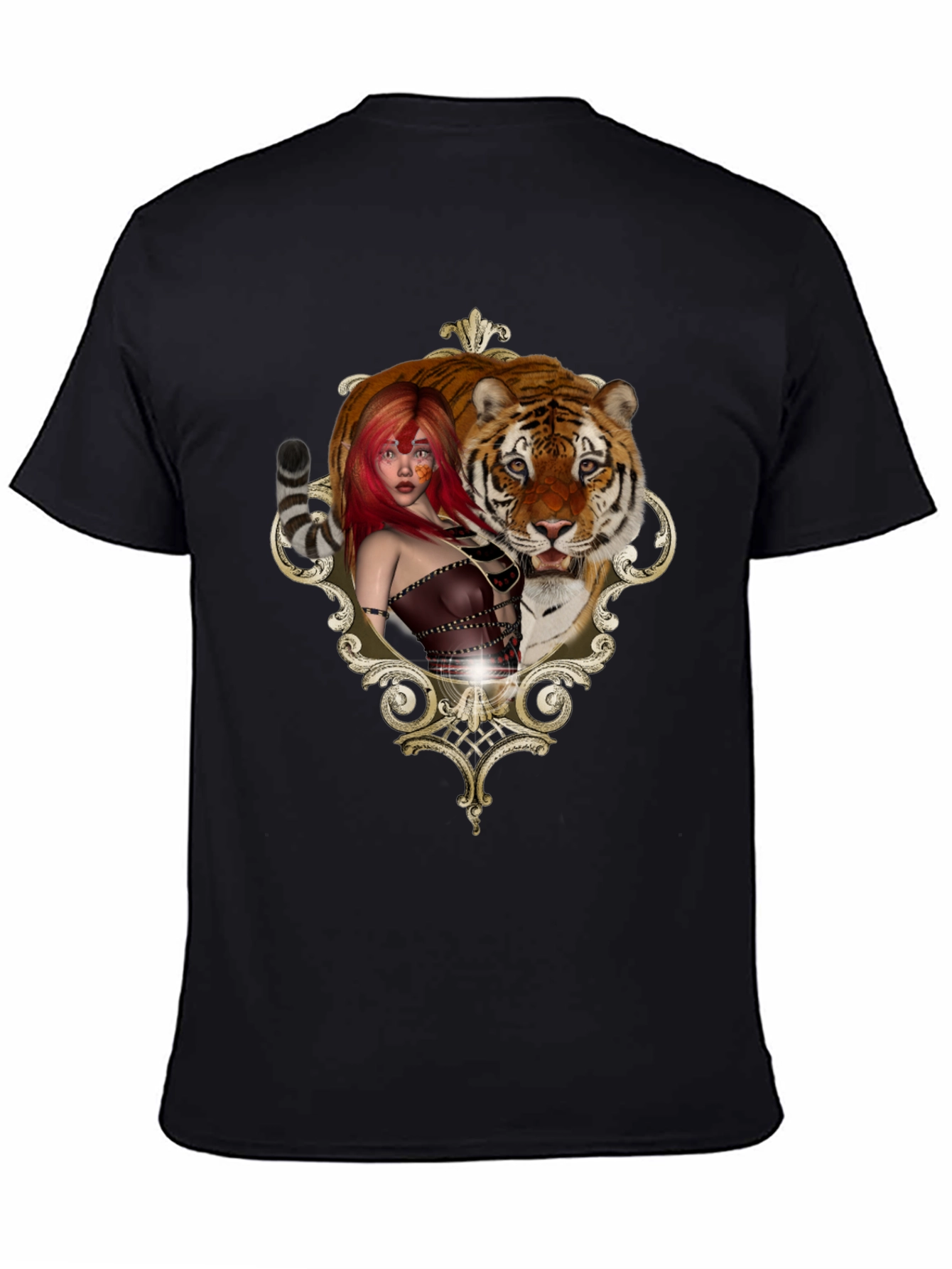 Tiger Beauty Tee - Unique Graphic Design
