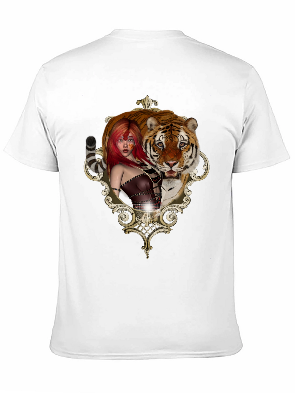 Tiger Beauty Tee - Unique Graphic Design