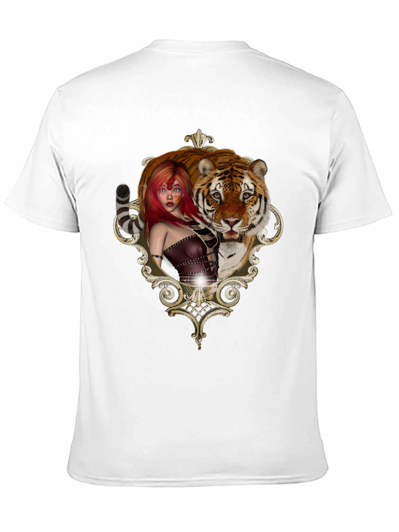 Tiger Beauty Tee - Unique Graphic Design