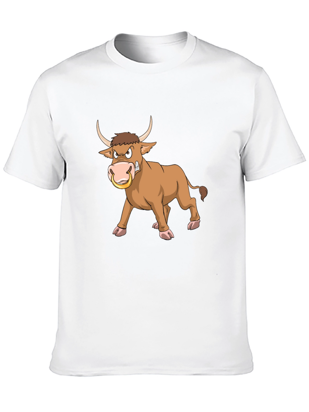 Angry Bull Graphic Tee - Black T-Shirt