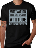 Motivation Attitude Graphic T-Shirt