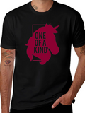Unique Unicorn Graphic Black T-Shirt