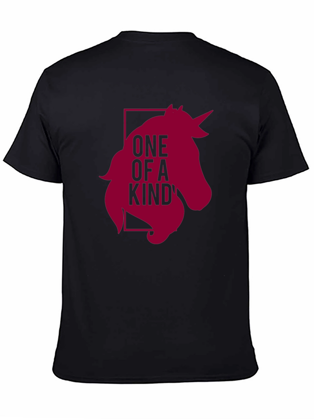 Unique Unicorn Graphic Black T-Shirt