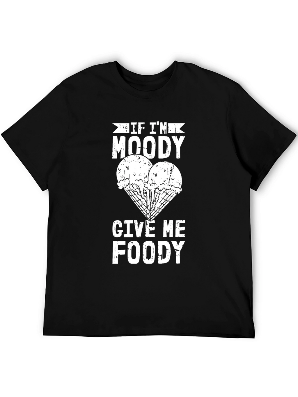 Moody Foody Graphic Tee - Ice Cream Lover Shirt