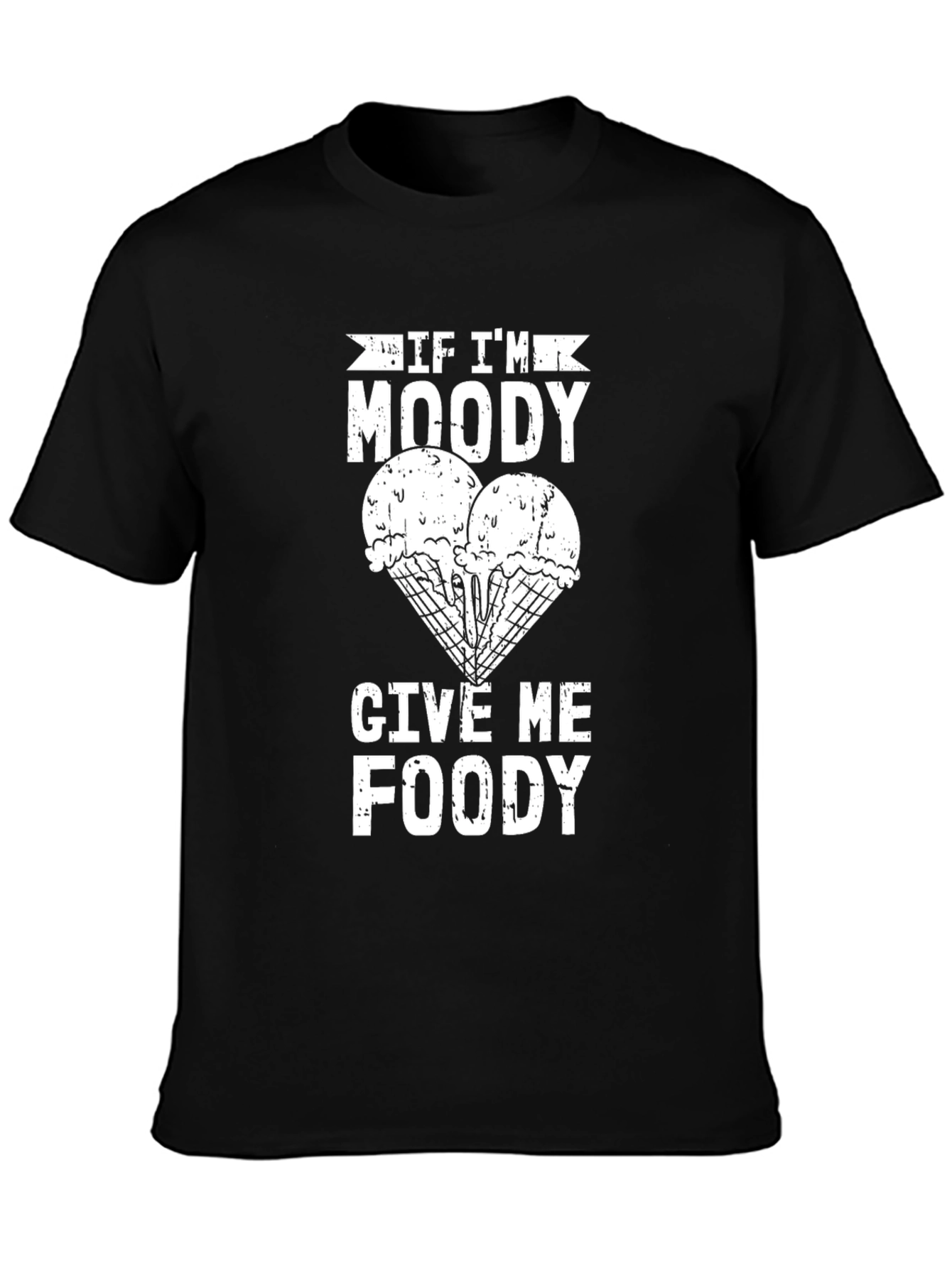 Moody Foody Graphic Tee - Ice Cream Lover Shirt