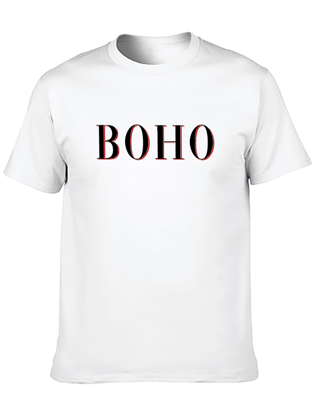 Black Boho Graphic T-Shirt