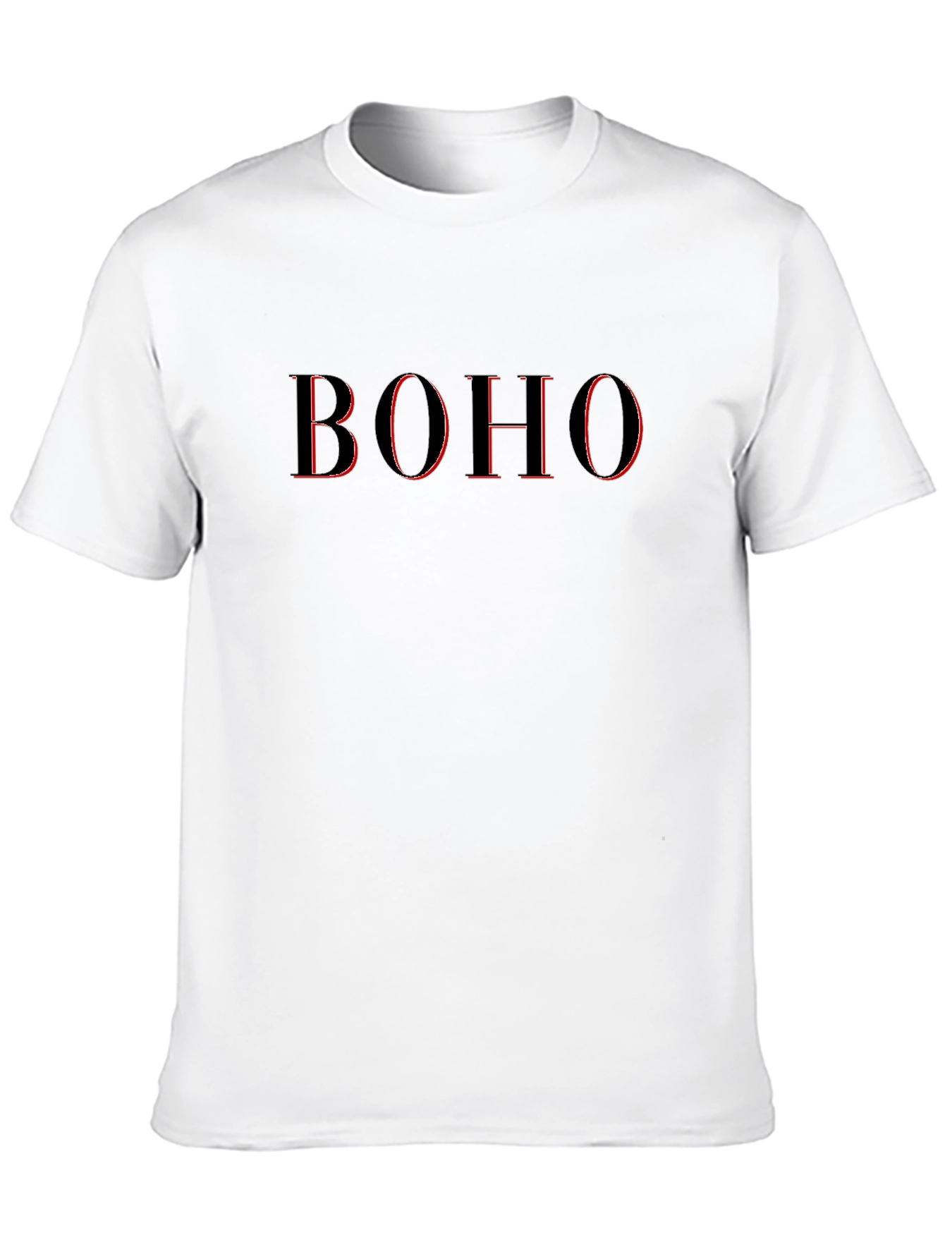 Black Boho Graphic T-Shirt