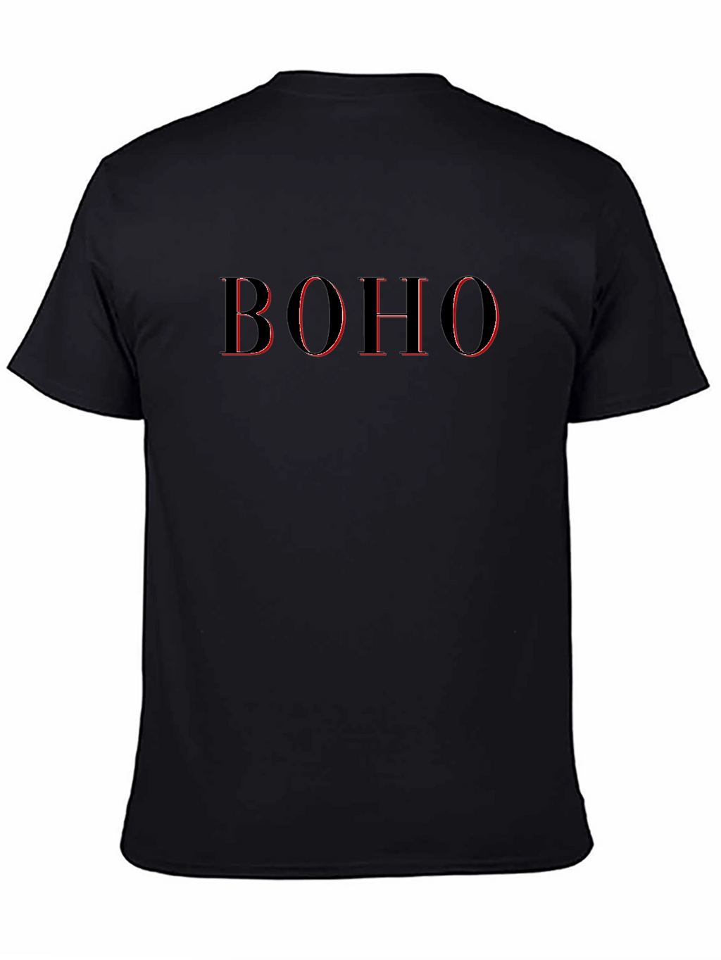 Black Boho Graphic T-Shirt