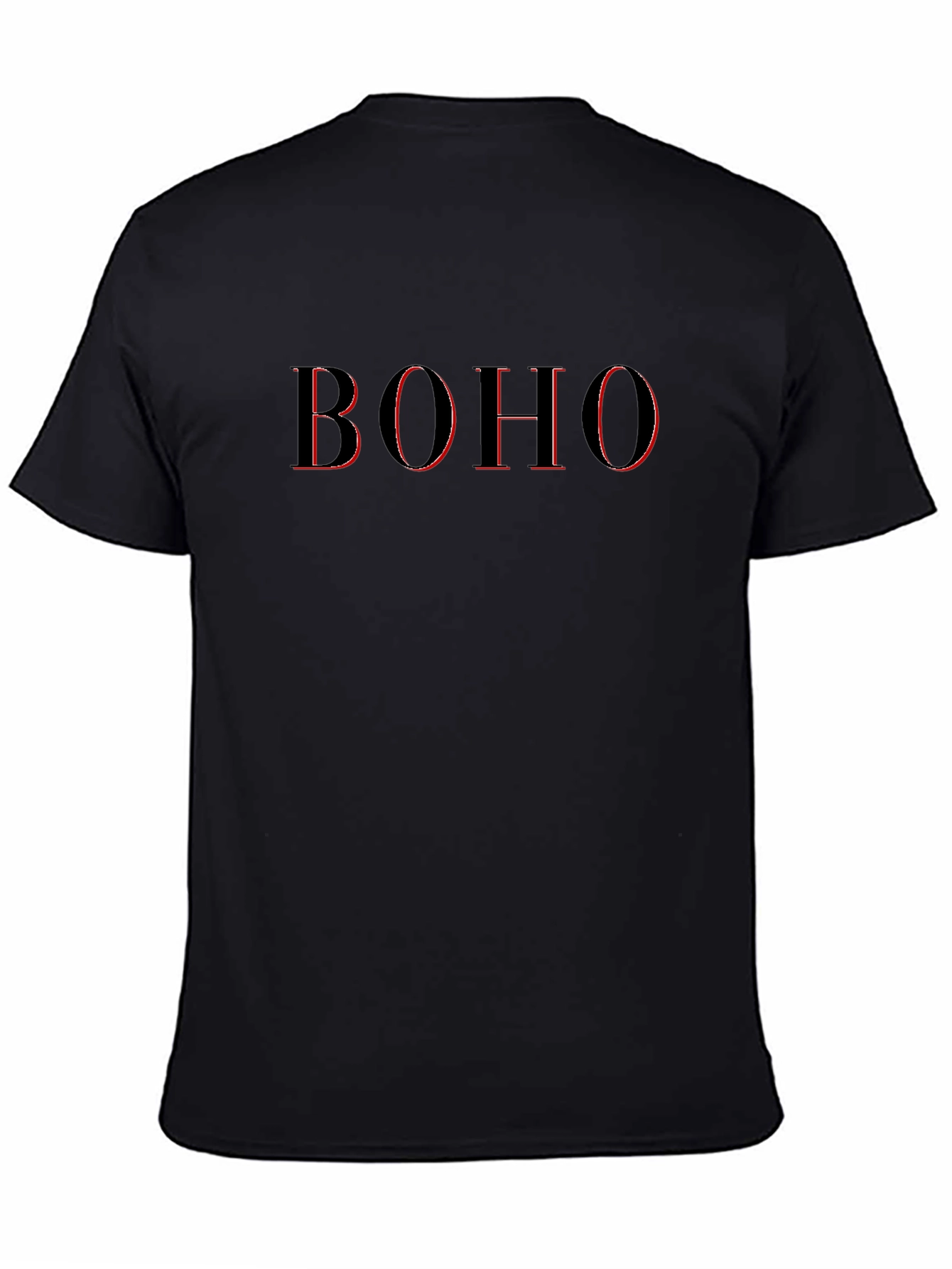 Black Boho Graphic T-Shirt