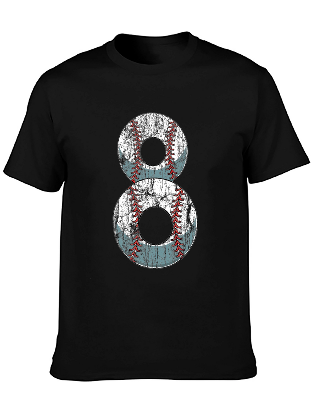 Baseball Number 8 Graphic Tee