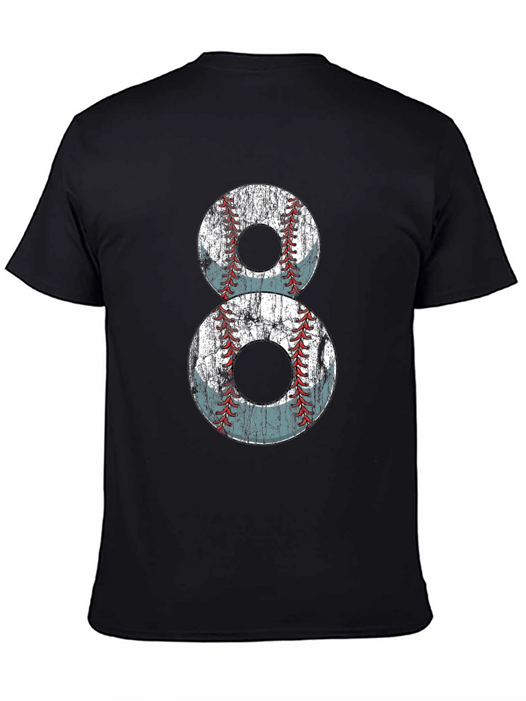 Baseball Number 8 Graphic Tee