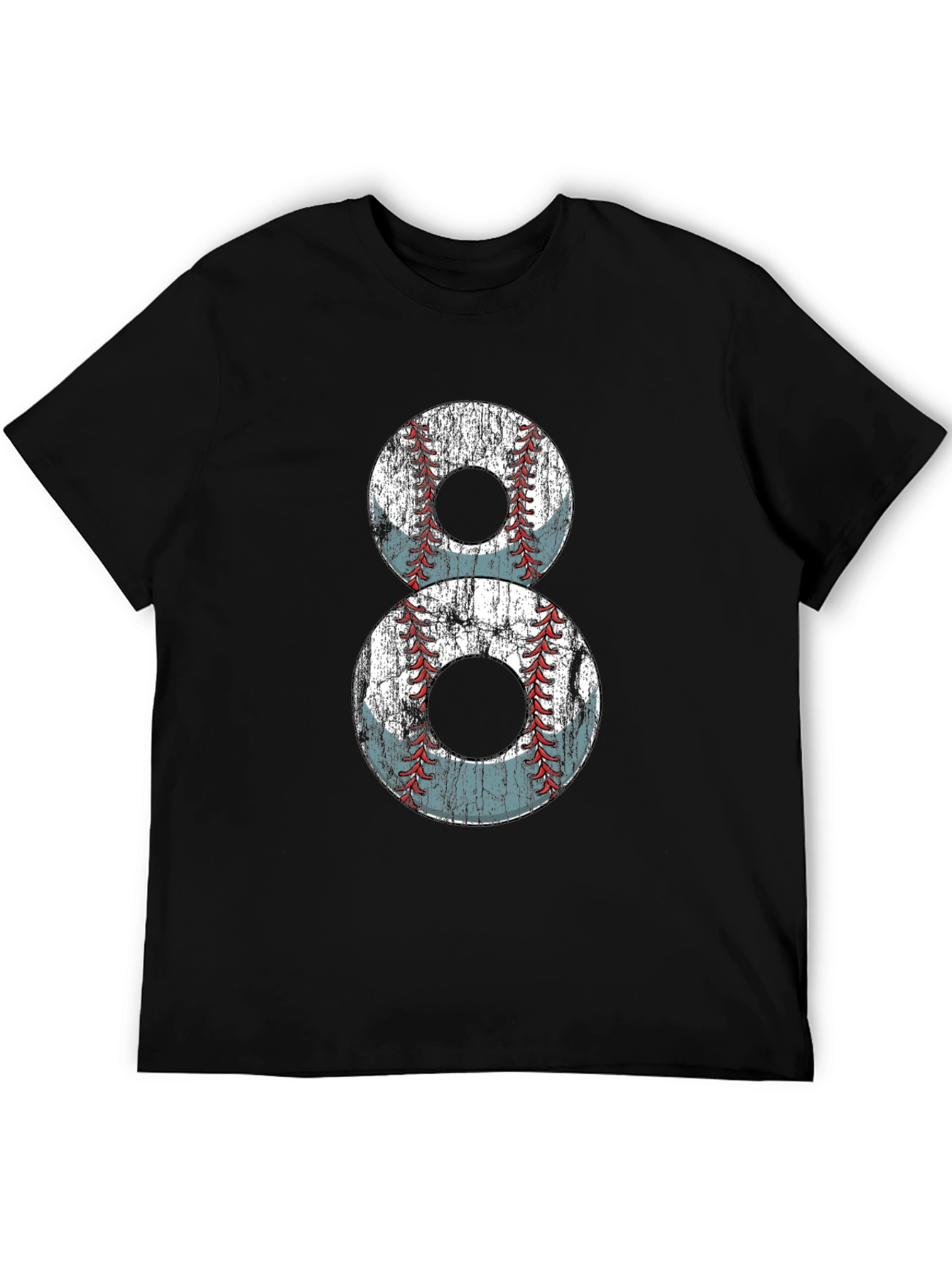 Baseball Number 8 Graphic Tee