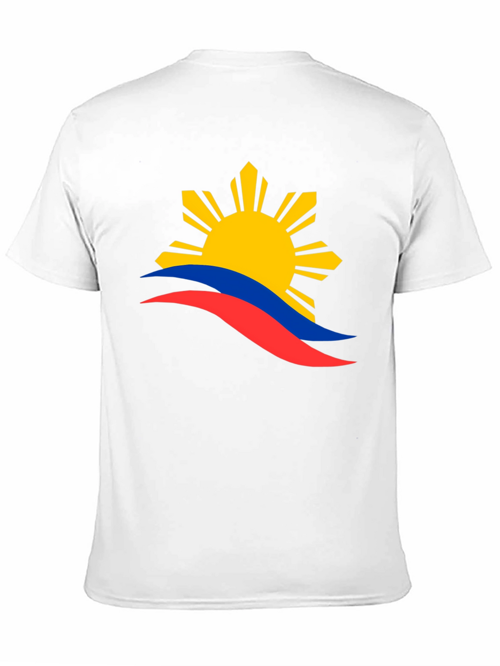 Philippines Flag Sun T-Shirt - Black