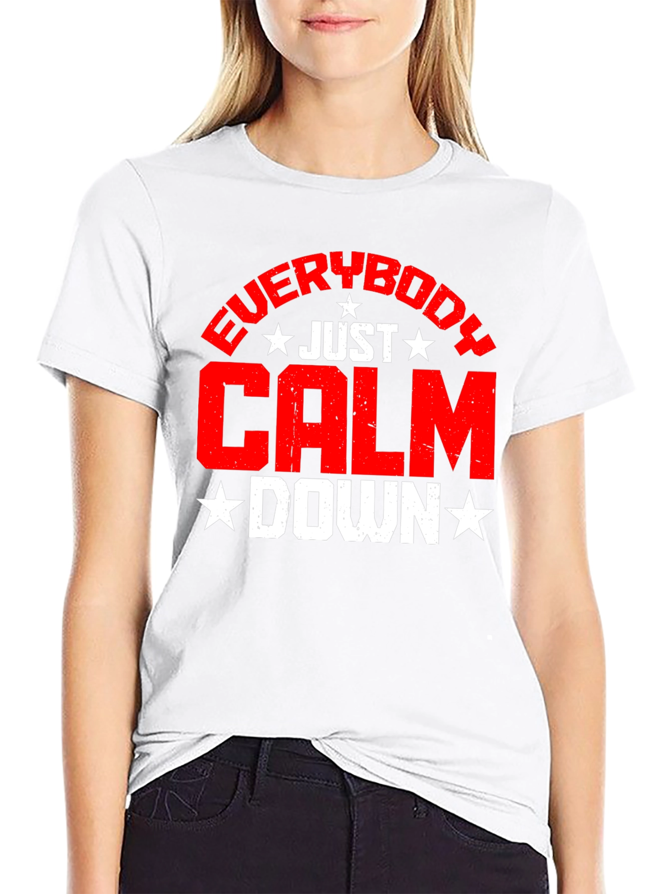 Just Calm Down Graphic Tee