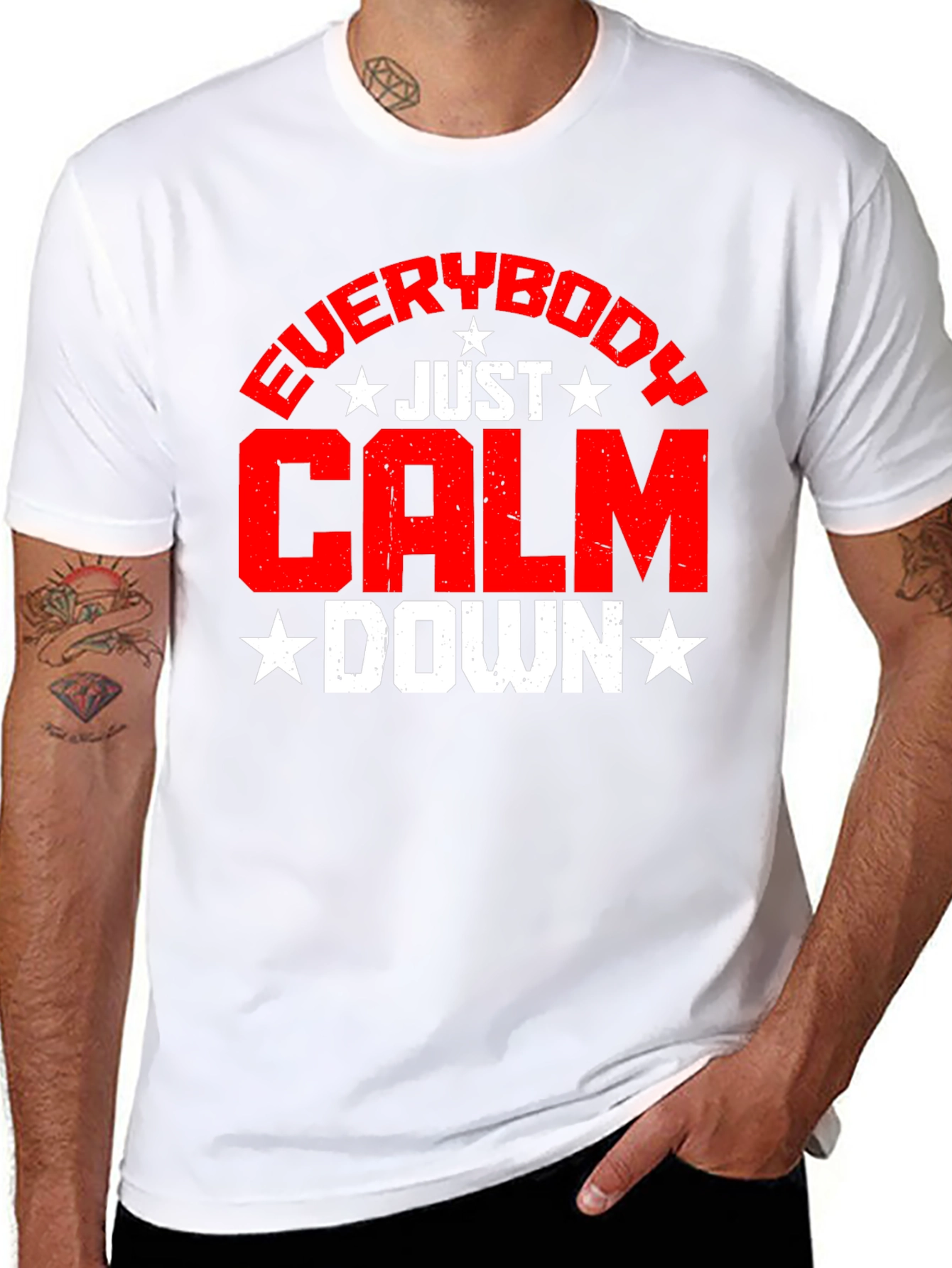 Just Calm Down Graphic Tee