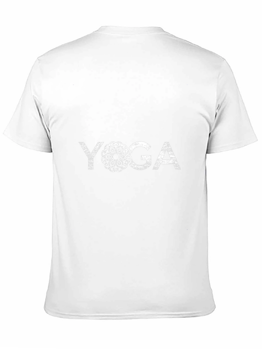 Mens Black Yoga Graphic Tee