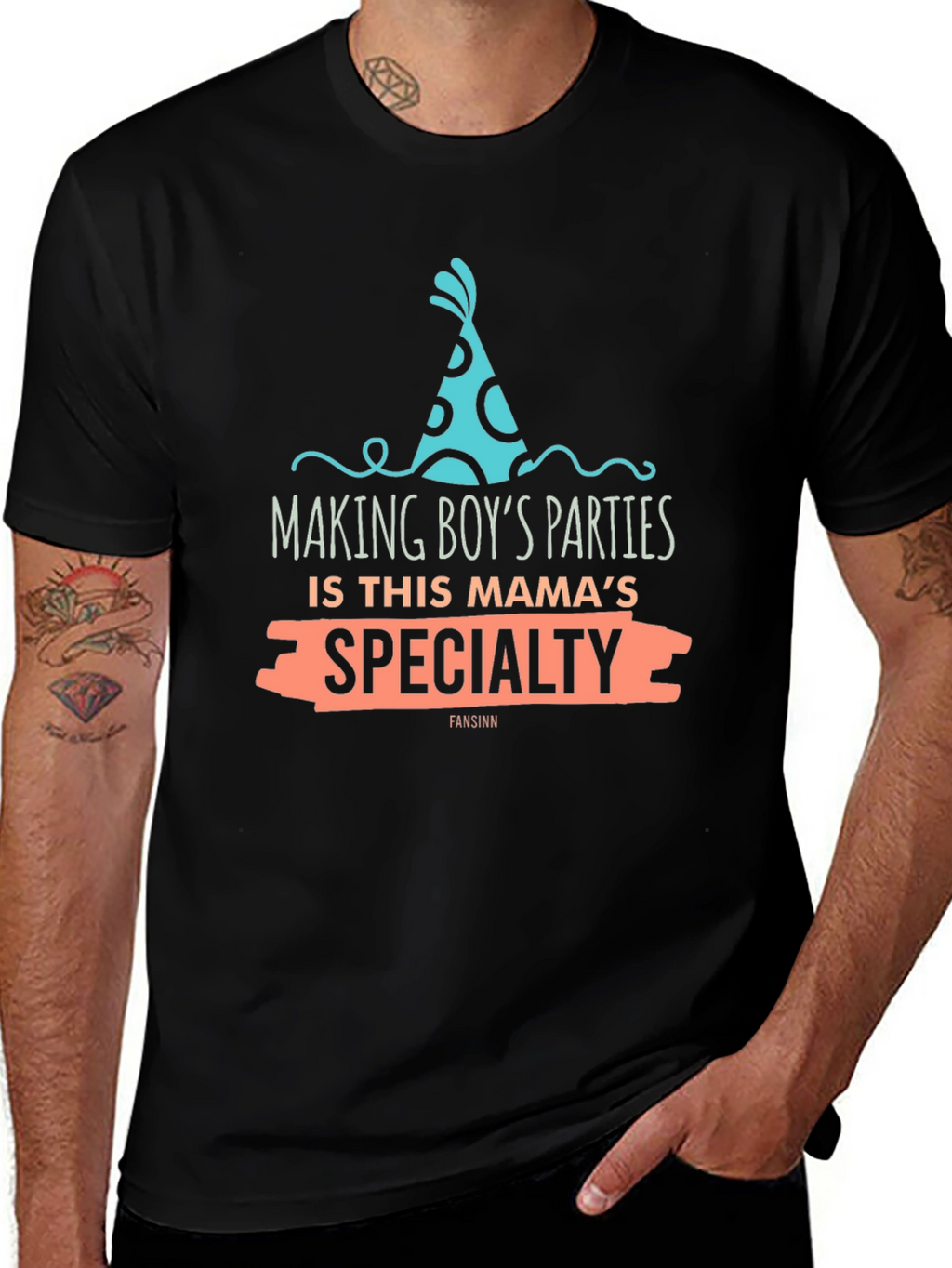 Mamas Specialty Birthday T-Shirt - Black Graphic Tee