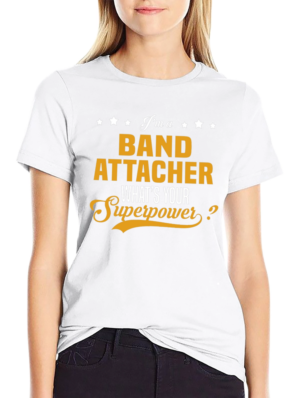 Band Attacher Superpower T-Shirt - Funny Job Tee