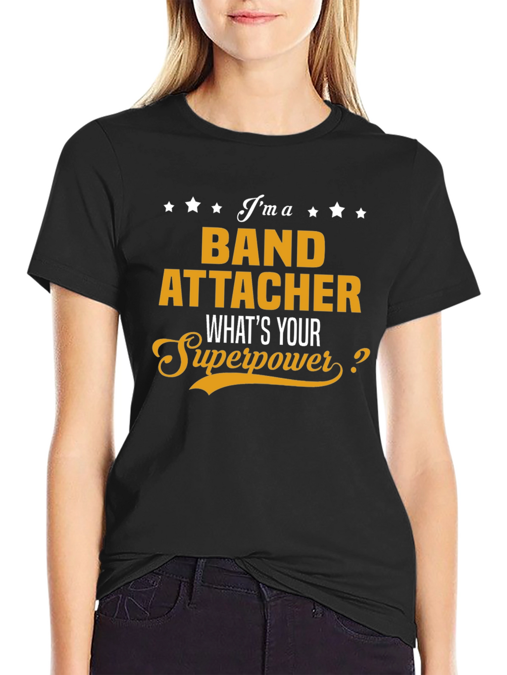 Band Attacher Superpower T-Shirt - Funny Job Tee